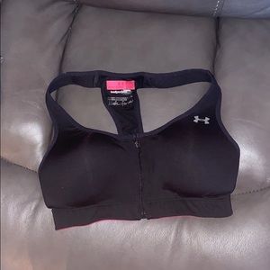 Under Armor Zip up Bra